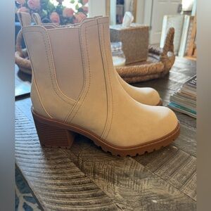 SODA Cream Micro-Suede Ankle Boots